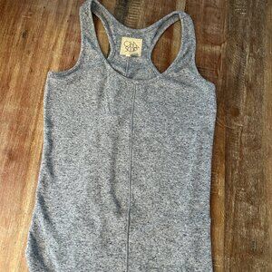Chaser heather grey racerback XS tank